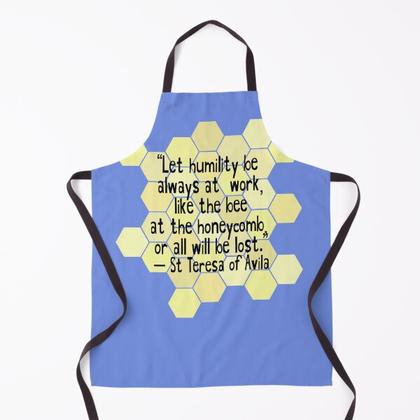 Item preview, Saint Teresa Quote on Yellow Honeycomb  designed and sold by TheCatholicLady.