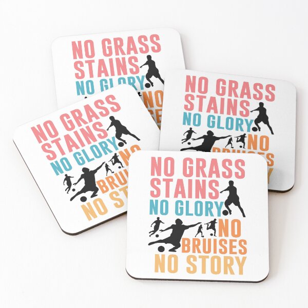 Item preview, soccer no grass stains no glory designed and sold by print hasan.