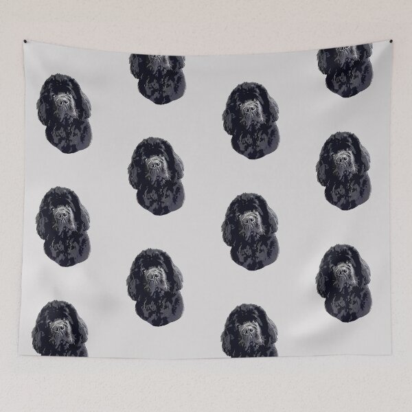 Item preview, Newfoundland Cute Head Tilt designed and sold by ElegantCat.