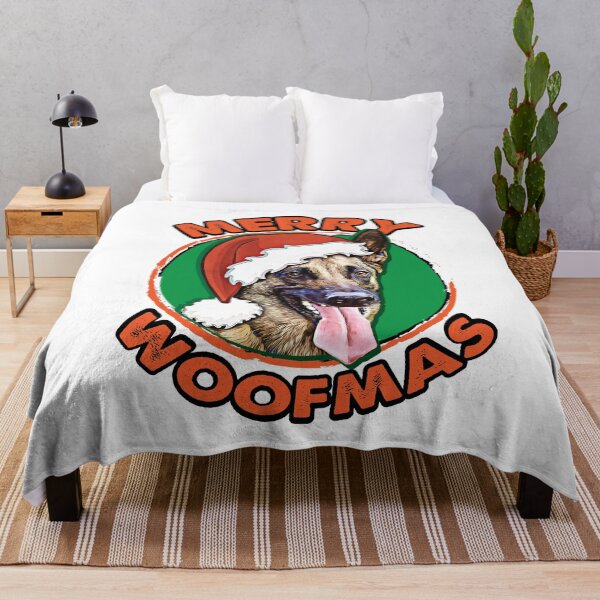 Item preview, Merry Woofmas German Shepherd designed and sold by csoDesign.
