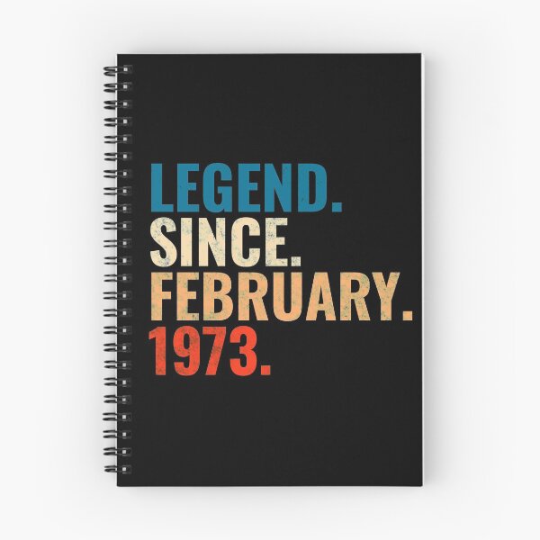 Item preview, Legend Since February 1973 Retro Vintage designed and sold by Teelogic.