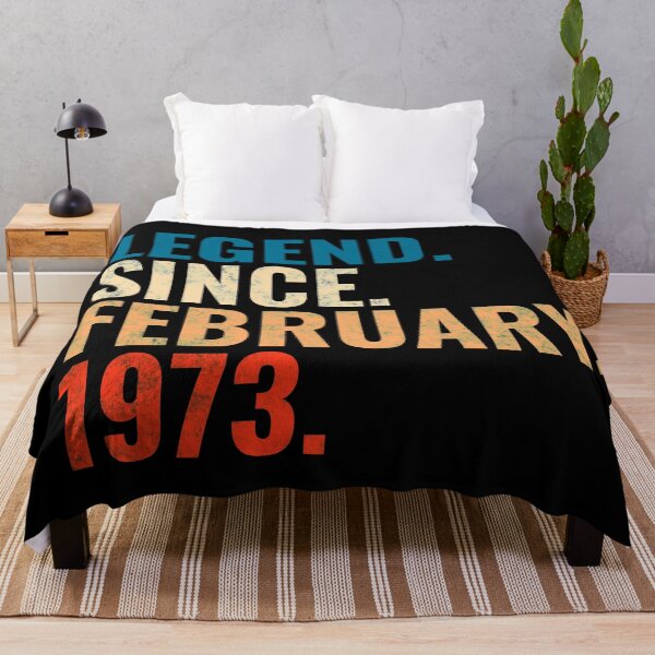Item preview, Legend Since February 1973 Retro Vintage designed and sold by Teelogic.