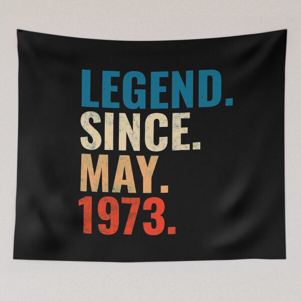 Item preview, Legend Since May 1973 Retro Vintage designed and sold by Teelogic.