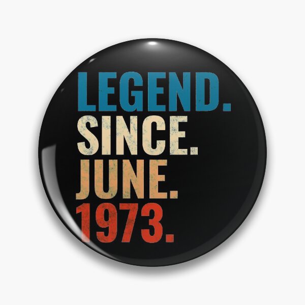Item preview, Legend Since June 1973 Retro Vintage designed and sold by Teelogic.