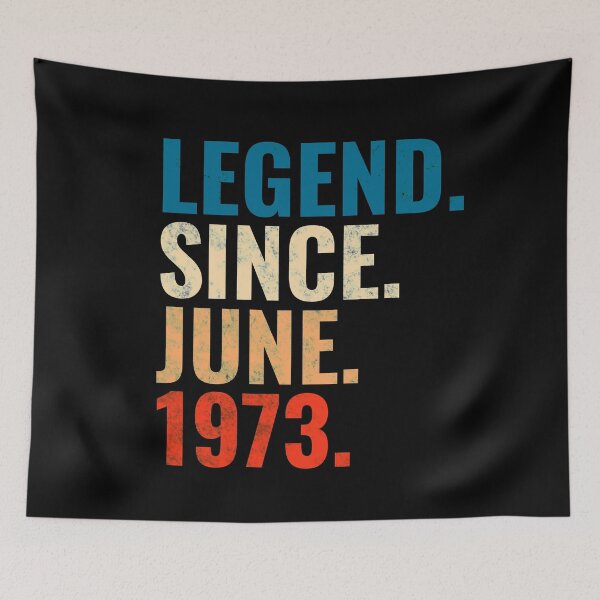 Item preview, Legend Since June 1973 Retro Vintage designed and sold by Teelogic.