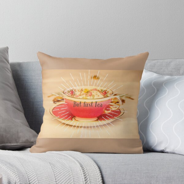 Item preview, But first Tea, quote on gift ware and home ware. designed and sold by KCiPhoto.