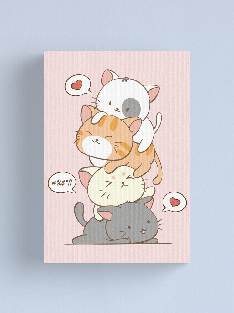 Kawaii Neko Hanging Hooks - Pastel Kitten