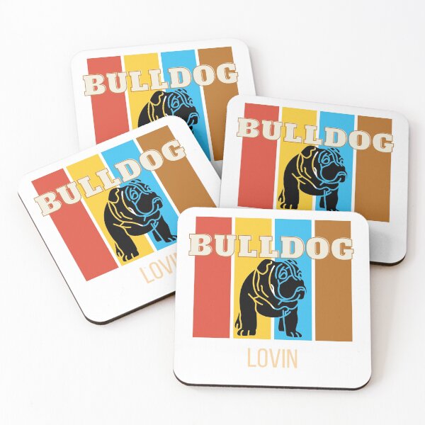 Item preview, Retro Stripes Bulldog lovin designed and sold by ArtofMac.