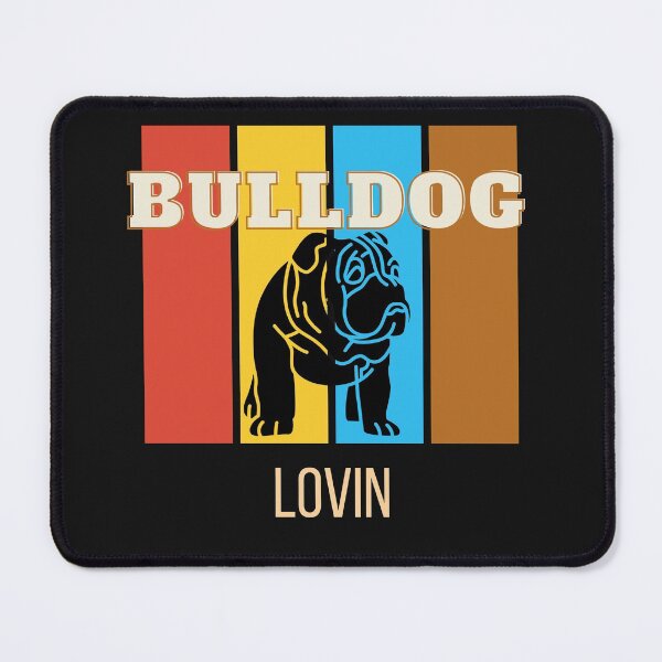 Item preview, Retro Stripes Bulldog lovin designed and sold by ArtofMac.