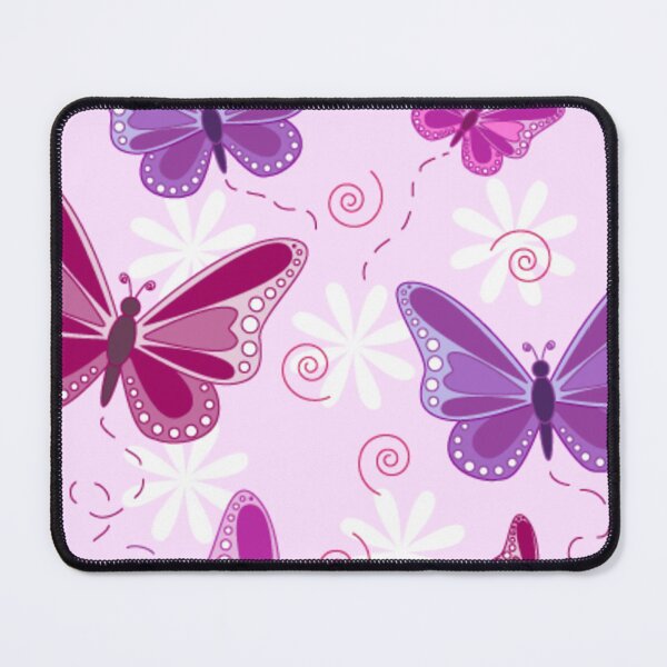 Item preview, Flying butterflies in shades of pinks and purples designed and sold by SisileeGift.
