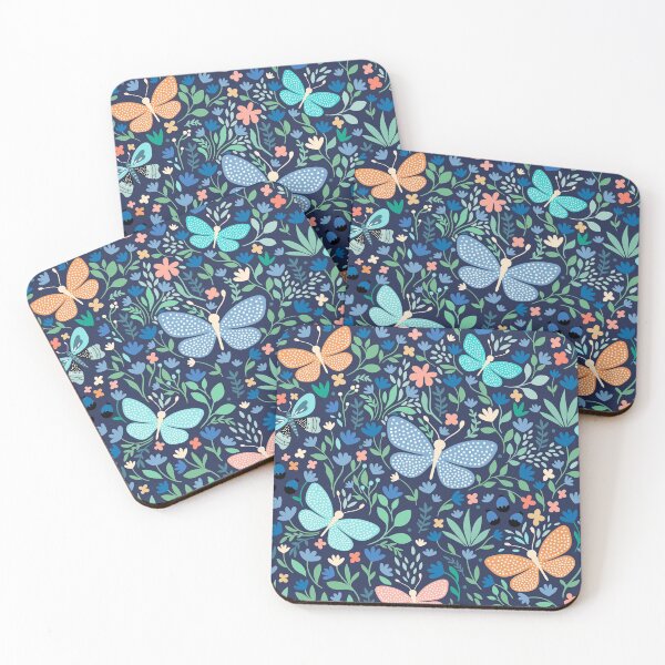 Item preview, Seamless with butterflies and flowers designed and sold by SisileeGift.