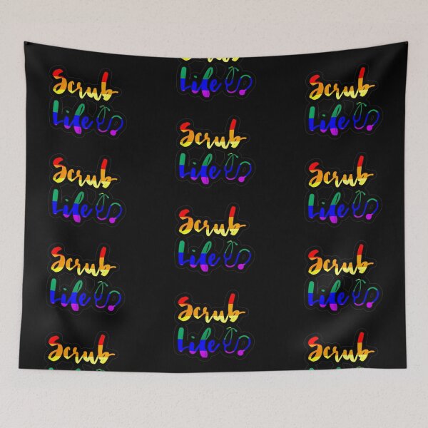 Item preview, Scrub Life Rainbow  designed and sold by Sleepygirl2010.