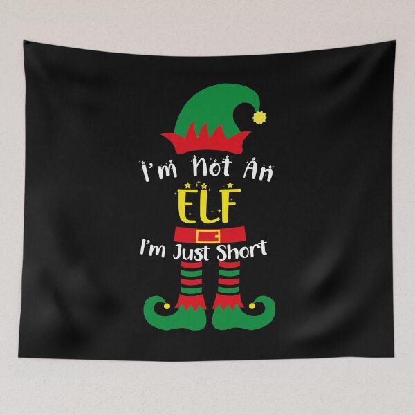 Item preview, I'm Not An ELF I'm Just Short - Funny Christmas Pajama Party designed and sold by Mariano Topno.