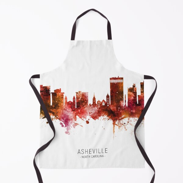 Item preview, Asheville North Carolina Skyline designed and sold by ArtPrints.