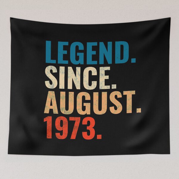 Item preview, Legend Since August 1973 Retro Vintage designed and sold by Teelogic.