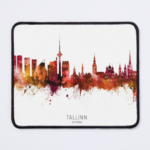 Item preview, Tallinn Estonia Skyline designed and sold by ArtPrints.