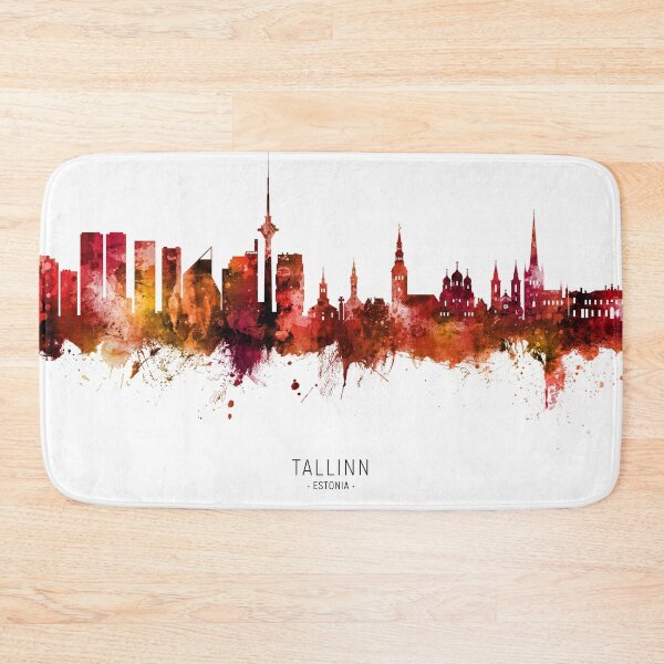 Item preview, Tallinn Estonia Skyline designed and sold by ArtPrints.
