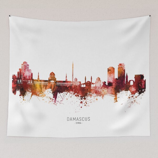 Item preview, Damascus Syria Skyline designed and sold by ArtPrints.