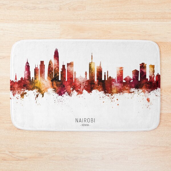 Item preview, Nairobi Kenya Skyline designed and sold by ArtPrints.
