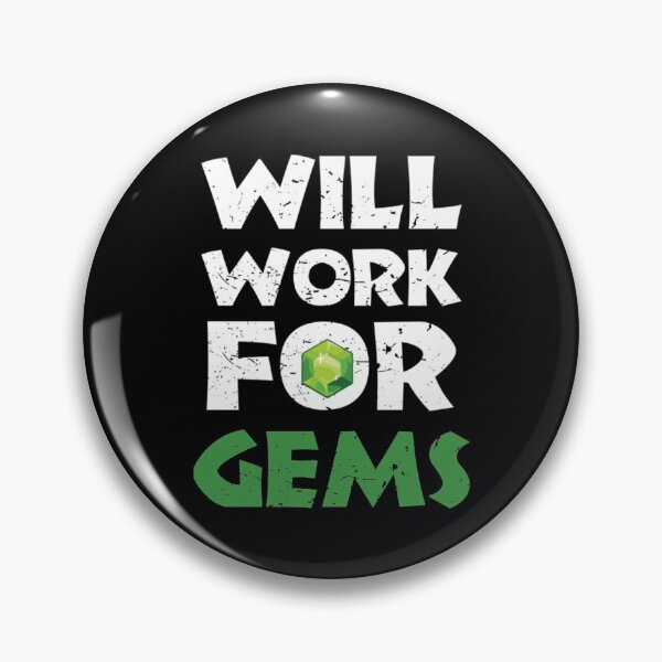 Item preview, Will Work for Gems Gift For Royale Gamers designed and sold by Borekturecek.