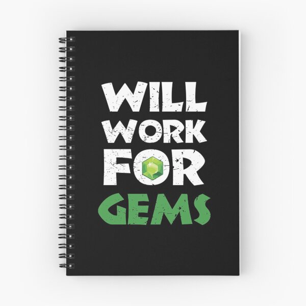 Item preview, Will Work for Gems Gift For Royale Gamers designed and sold by Borekturecek.