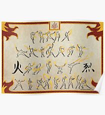 Avatar the Last Airbender - Fire Scroll Poster