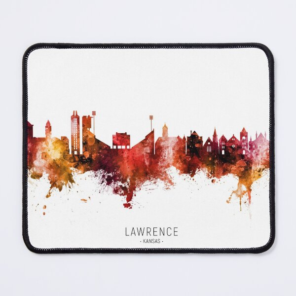 Item preview, Lawrence Kansas Skyline designed and sold by ArtPrints.