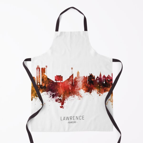 Artikelvorschau, Lawrence Kansas Skyline entworfen und verkauft von ArtPrints.
