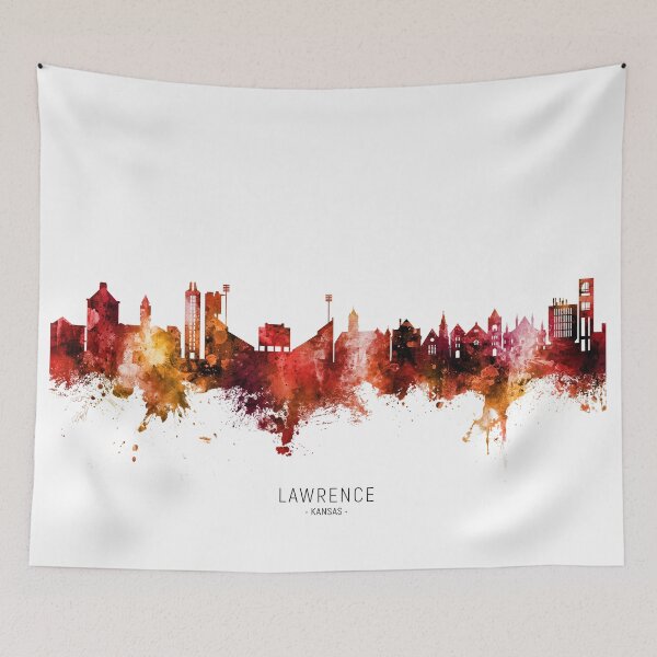Item preview, Lawrence Kansas Skyline designed and sold by ArtPrints.