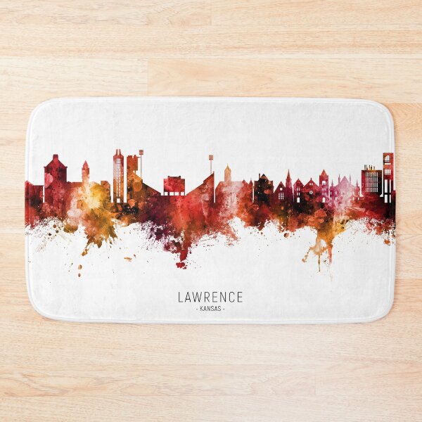 Item preview, Lawrence Kansas Skyline designed and sold by ArtPrints.