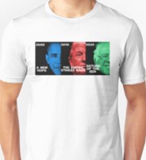 Star Wars Trilogy - Obama, Trump, Bernie Unisex T-Shirt