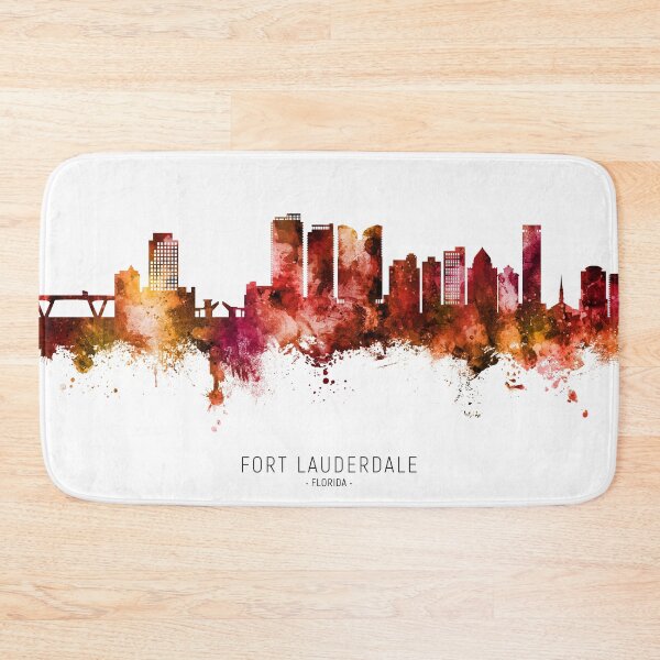 Item preview, Fort Lauderdale Florida Skyline designed and sold by ArtPrints.