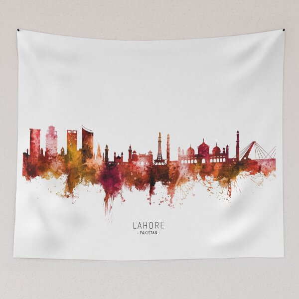 Item preview, Lahore Pakistan Skyline designed and sold by ArtPrints.