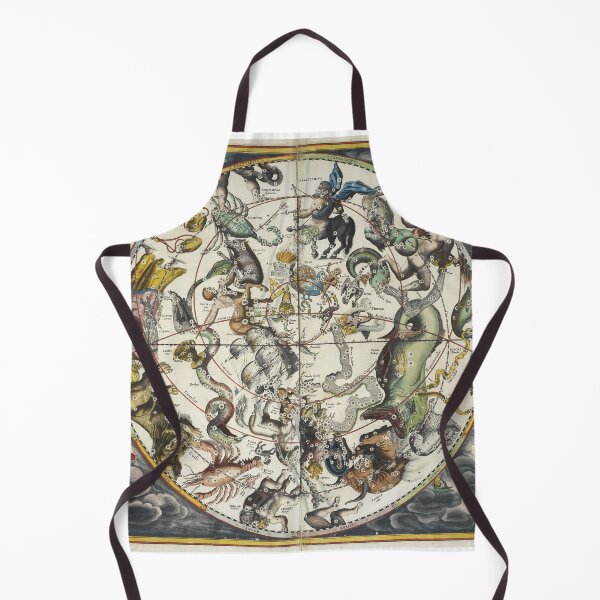 Item preview, Antique Alchemy Zodiac Stars Astrology Astronomy Map chart designed and sold by WizardsWorld.