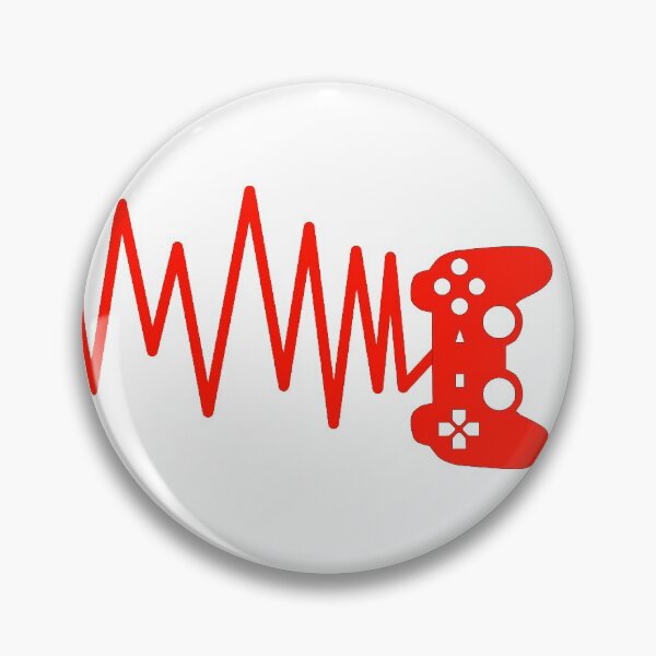 Item preview, Red gamer heartbeat designed and sold by brendanre.
