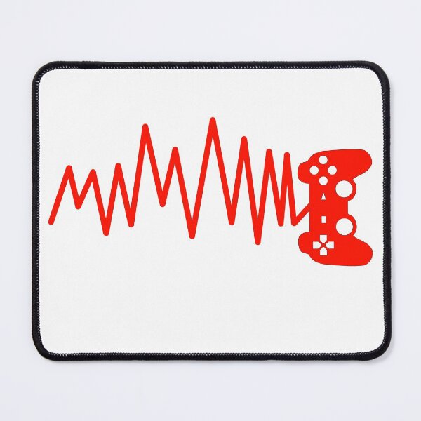Item preview, Red gamer heartbeat designed and sold by brendanre.