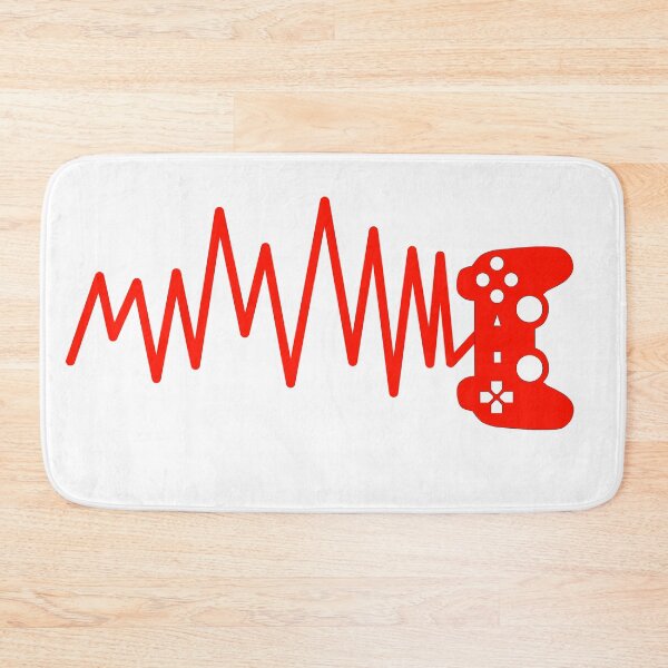 Item preview, Red gamer heartbeat designed and sold by brendanre.