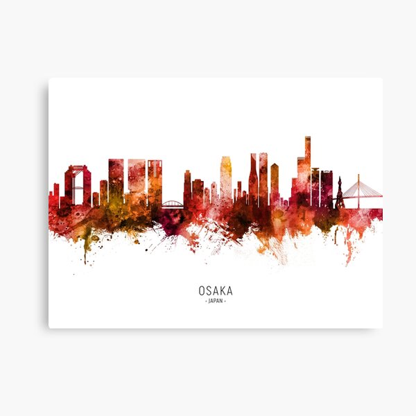 Item preview, Osaka Japan Skyline designed and sold by ArtPrints.