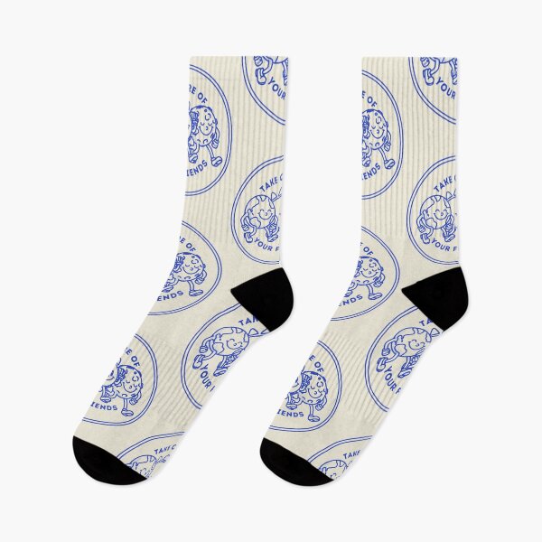 Item preview, Take care of your friends - blue designed and sold by Studio Earthling.