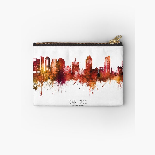 Artikelvorschau, San Jose California Skyline entworfen und verkauft von ArtPrints.