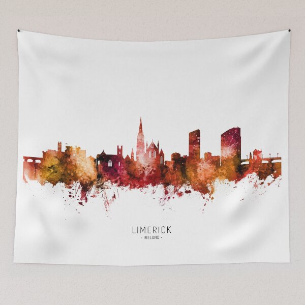 Item preview, Limerick Ireland Skyline designed and sold by ArtPrints.