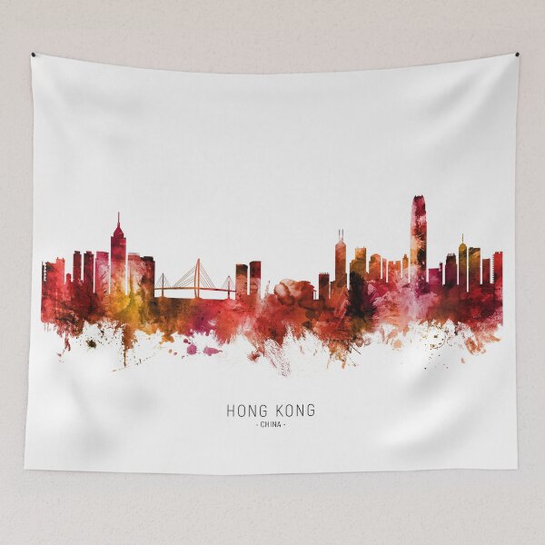 Artikelvorschau, Hong Kong Skyline entworfen und verkauft von ArtPrints.