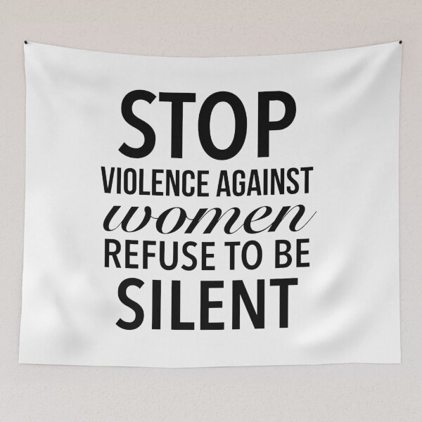 Item preview, Stop Violence Against Women Refuse To Be Silent - Prevent Violence Against Women designed and sold by Delandor.