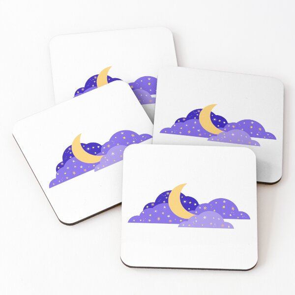 Item preview, Moon, Stars and Clouds designed and sold by aleiafae.