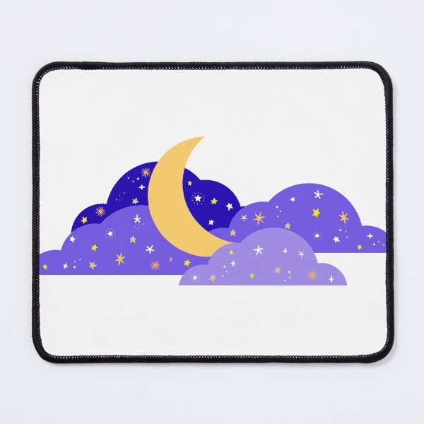Item preview, Moon, Stars and Clouds designed and sold by aleiafae.