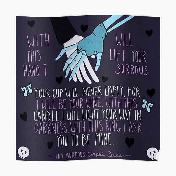 The Corpse Bride Posters  Redbubble