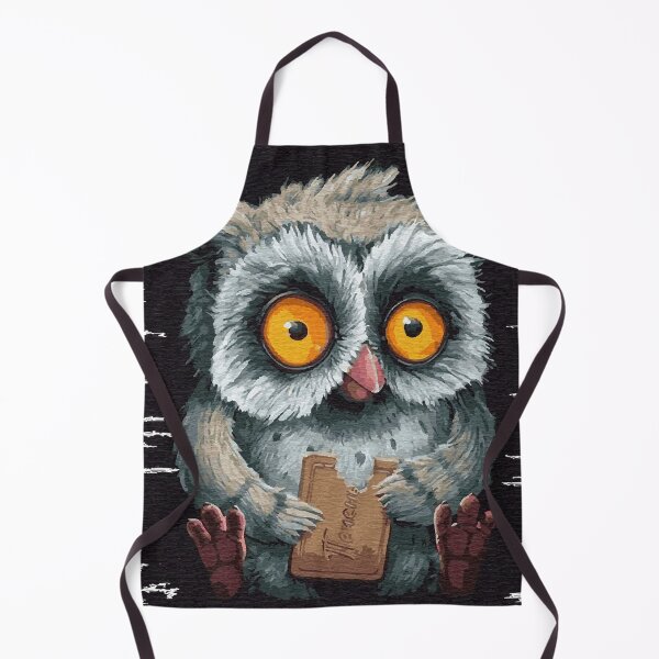 Item preview, a wise tired owl with a liver designed and sold by badgermark.