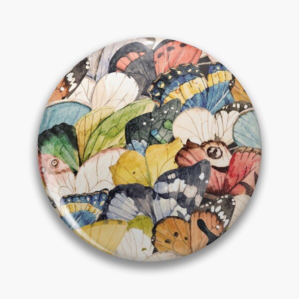 Item preview, Bright abstract watercolor butterfly wings  designed and sold by WillaldShop.