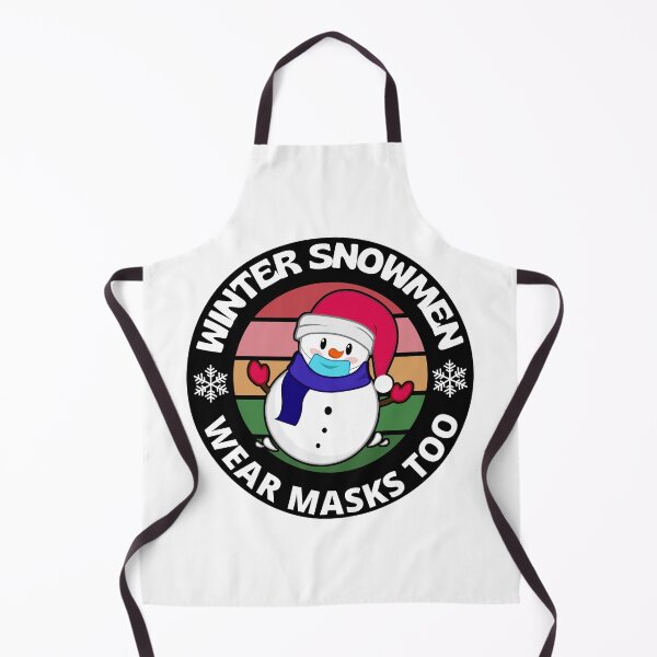 Item preview, Winter Snowmen Wear Masks Too Snowflake Funny designed and sold by RGRamsey.