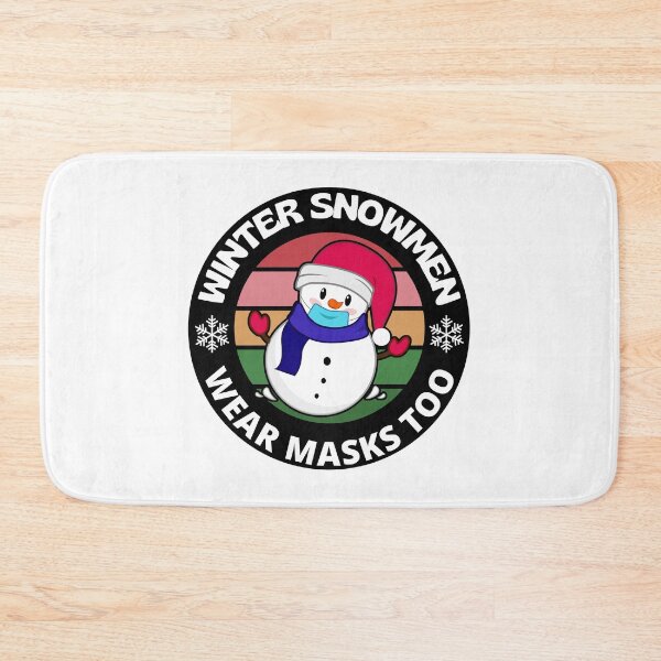 Item preview, Winter Snowmen Wear Masks Too Snowflake Funny  designed and sold by RGRamsey.